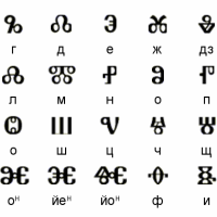 Глаголица и кирилица